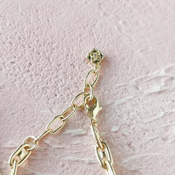 Authentic Kendra Scott Bailey Gold Chain Bracelet - Picture 3 of 3